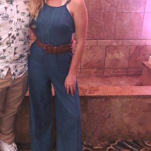 BeBe chambray jumpsuit